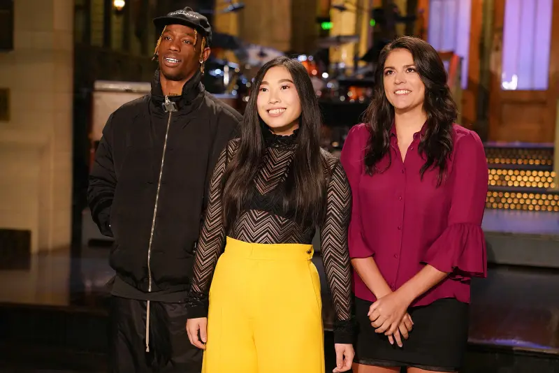 Travis Scott, Awkwafina, Cecily Strong, Saturday Night Live