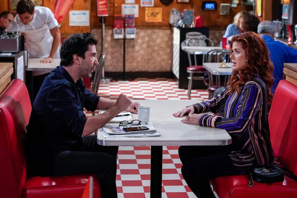 'Will and Grace&rsquo; Sneak Peek: Does David Schwimmer Know NYC Better Than Grace?