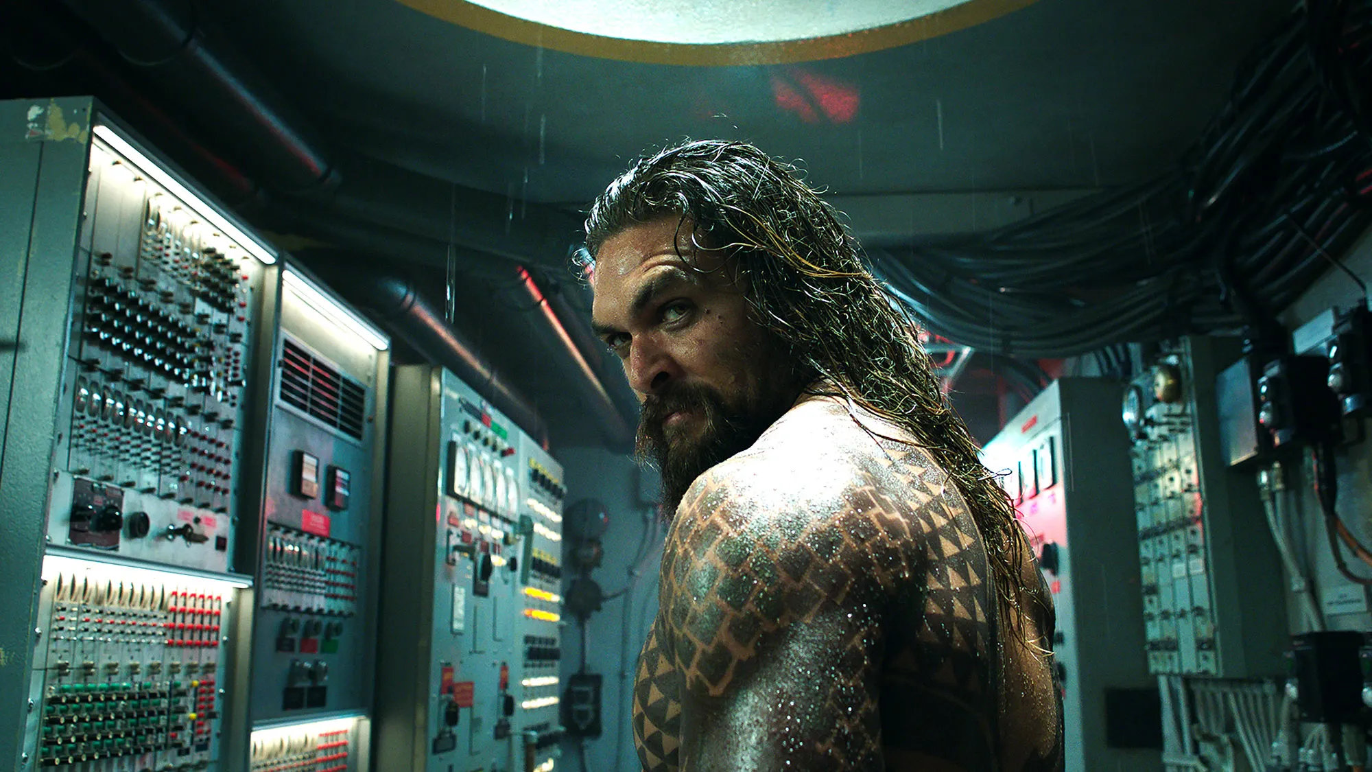 Jason Momoa as "Aquaman"