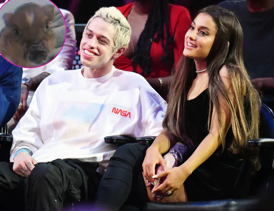 Ariana Grande Pete Davidson Piggy Smalls