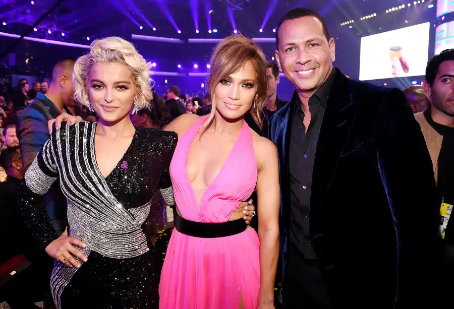 AMAs 2018 Bebe Rexha Jennifer LopezAlex Rodriguez