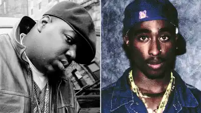 Rapper Notorious B.I.G. and Tupac Shakur