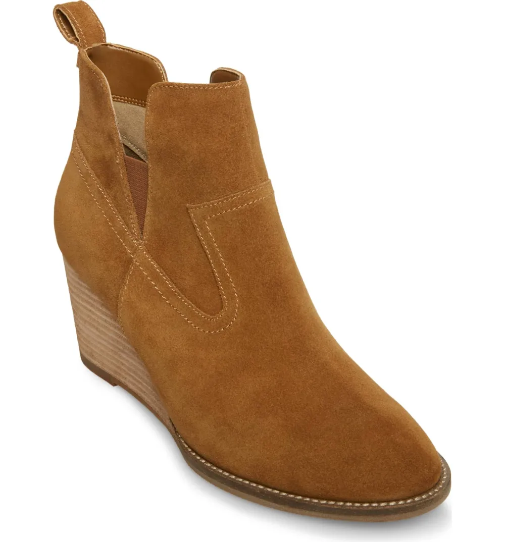 blondo irving waterproof wedge bootie