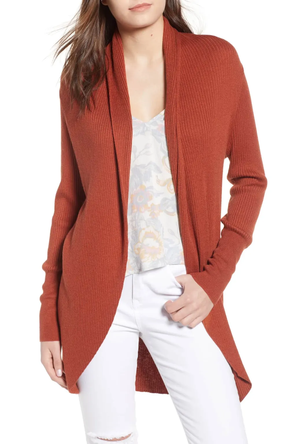 brown spice cardigan sweater shawl