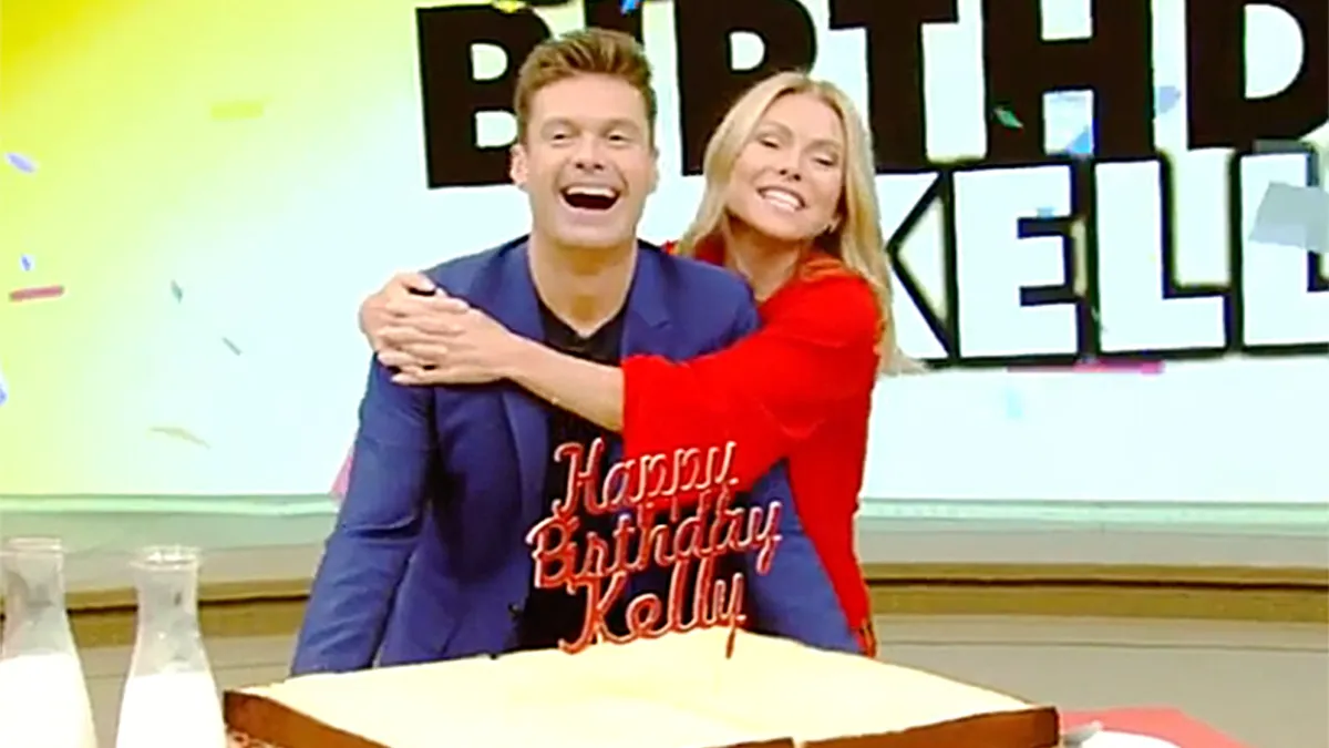 Ryan Seacrest and Kelly Ripa