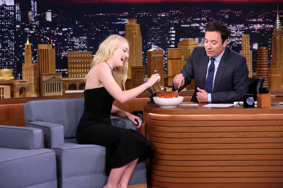 Celebs Eating Pasta Gallery