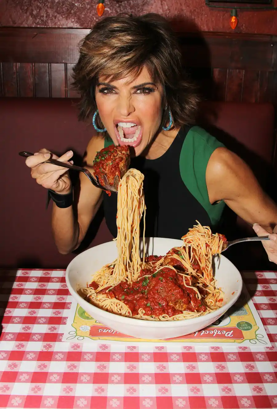 Celebs Eating Pasta Gallery
