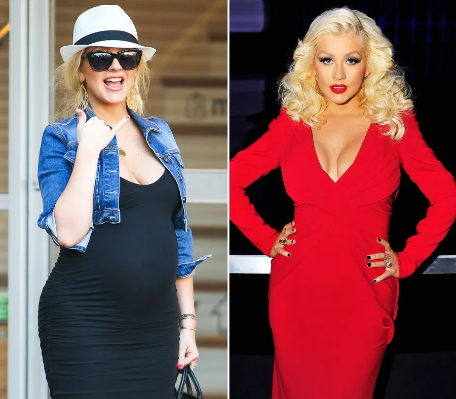 Celebrity Post Baby Bodies Christina Aguilera