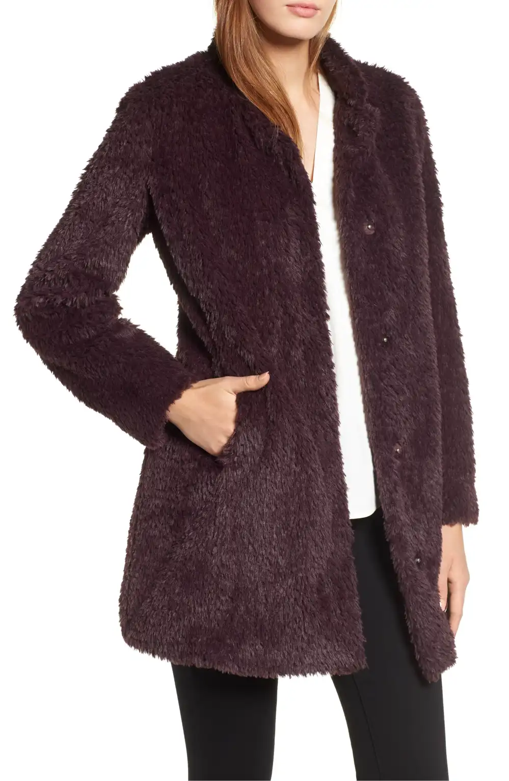 faux fur jacket kenneth cole