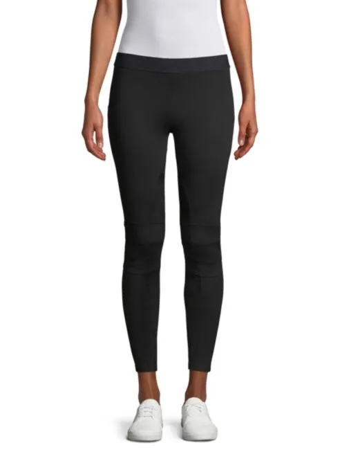 faux suede moto leggings david lerner