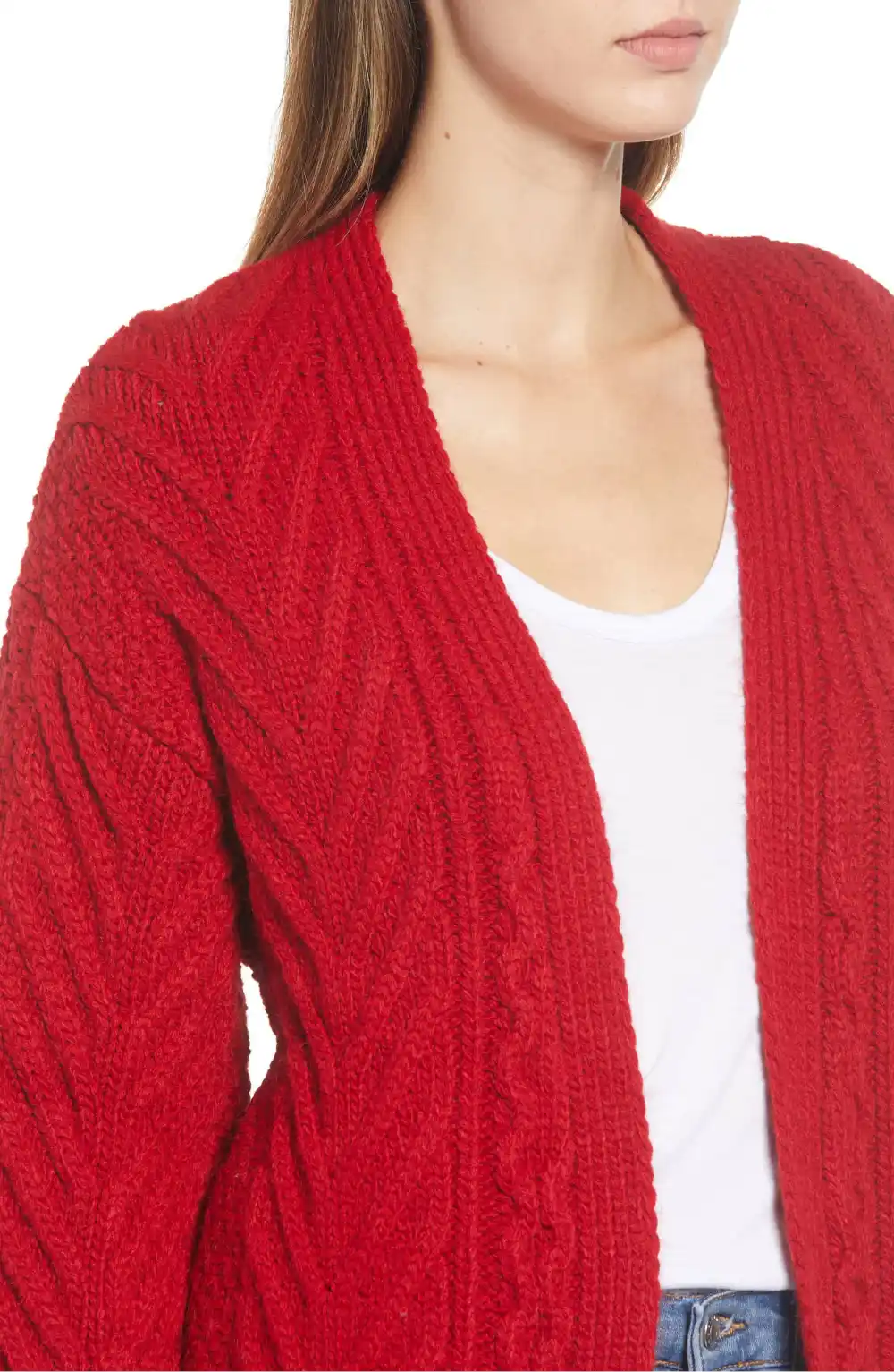 red topshop sweater
