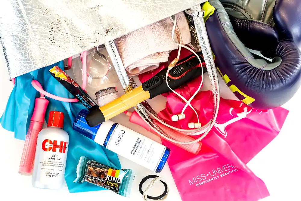 Demi-Leigh Nel-Peters's gym bag