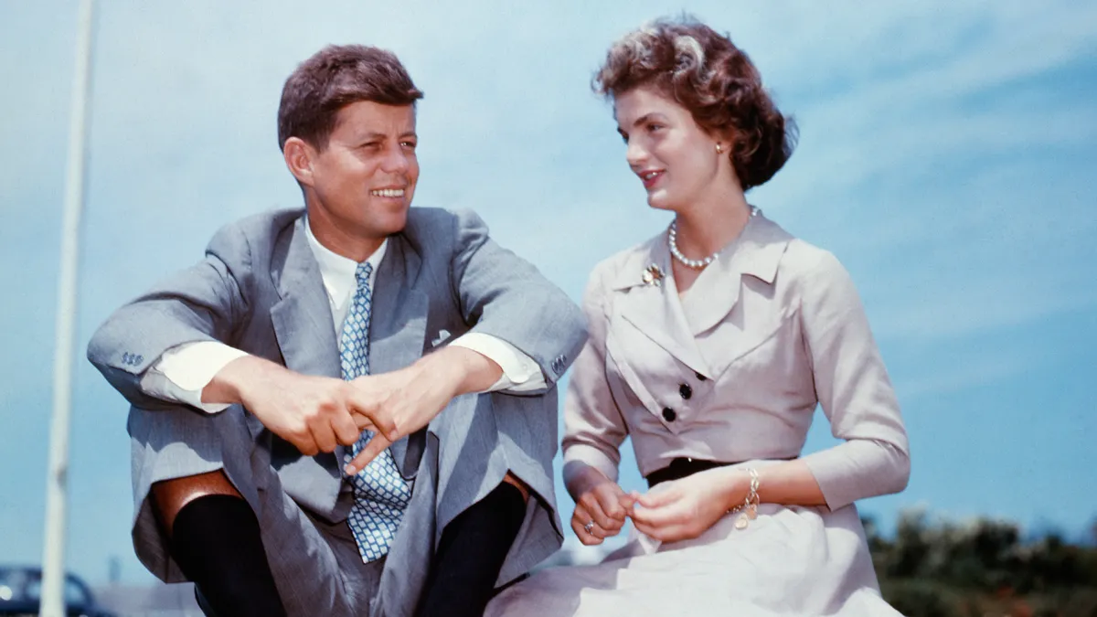 John F. Kennedy and Jacqueline Kennedy
