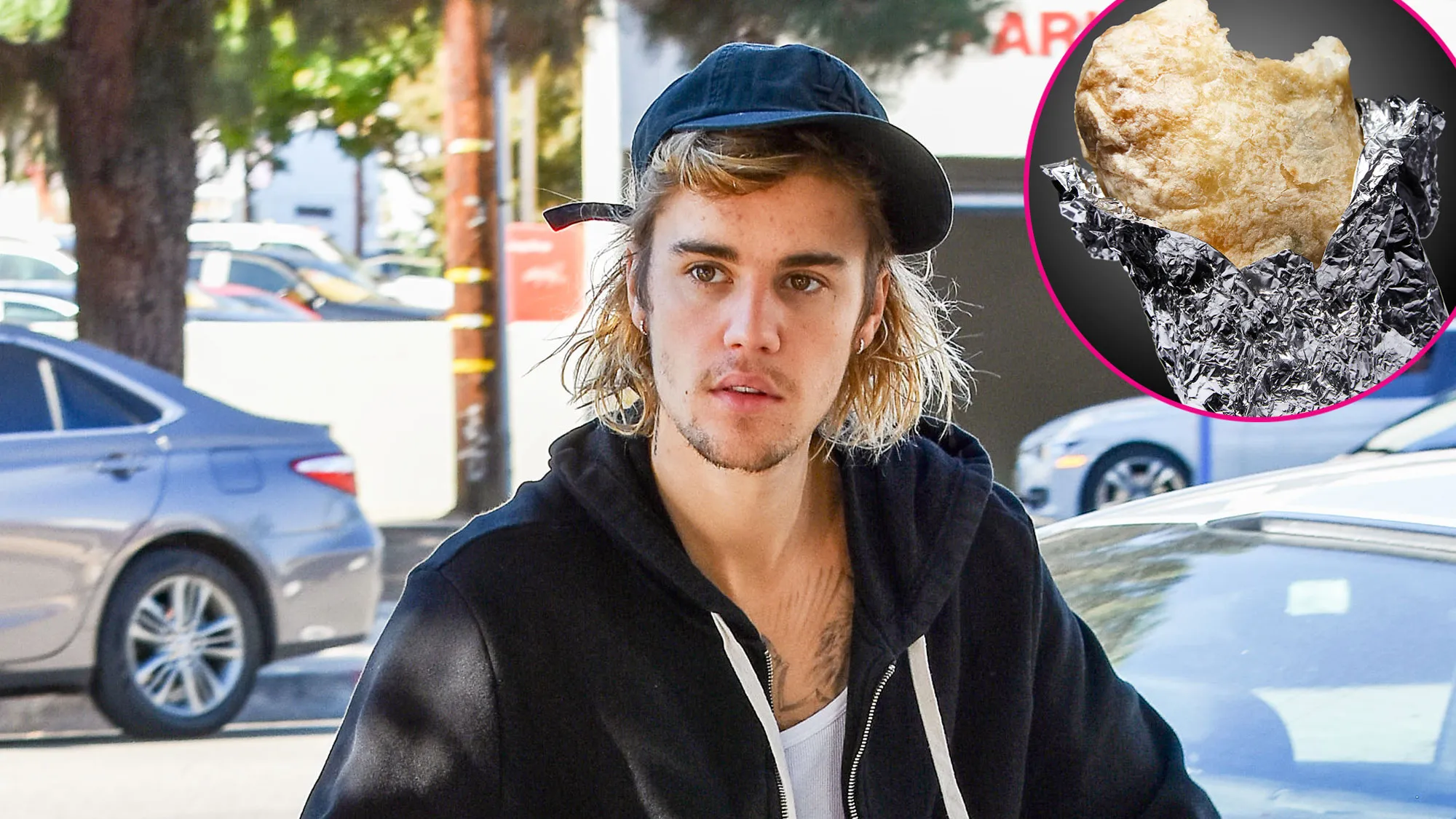 Justin Bieber and burrito
