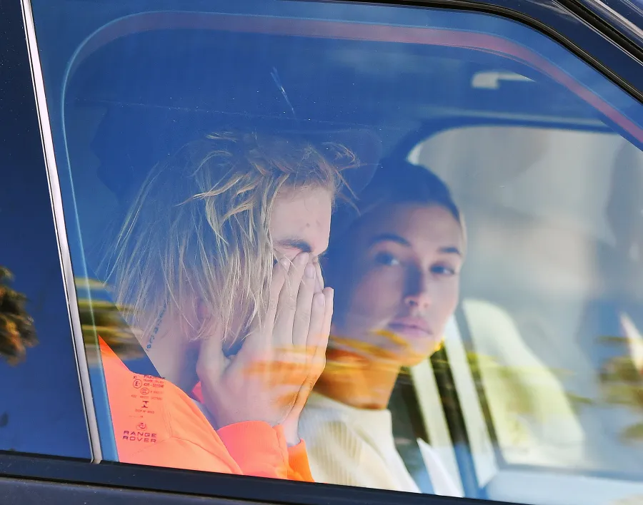 Justin Bieber Crying Car Hailey Baldwin