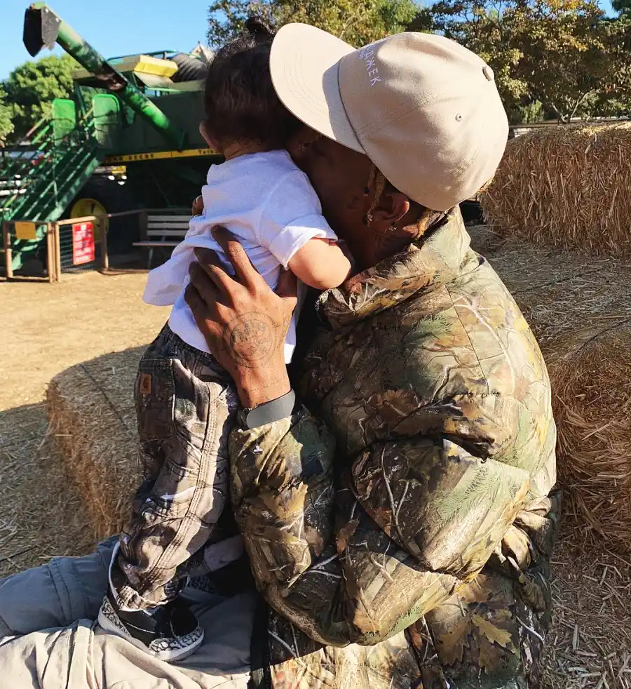 Kylie Jenner Travis Scott Stormi Pumpkin Patch