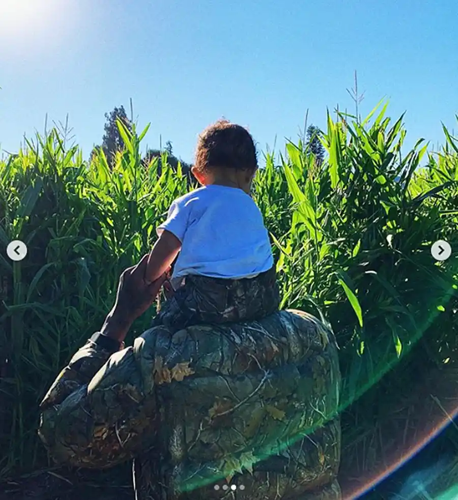Kylie Jenner Travis Scott Stormi Pumpkin Patch