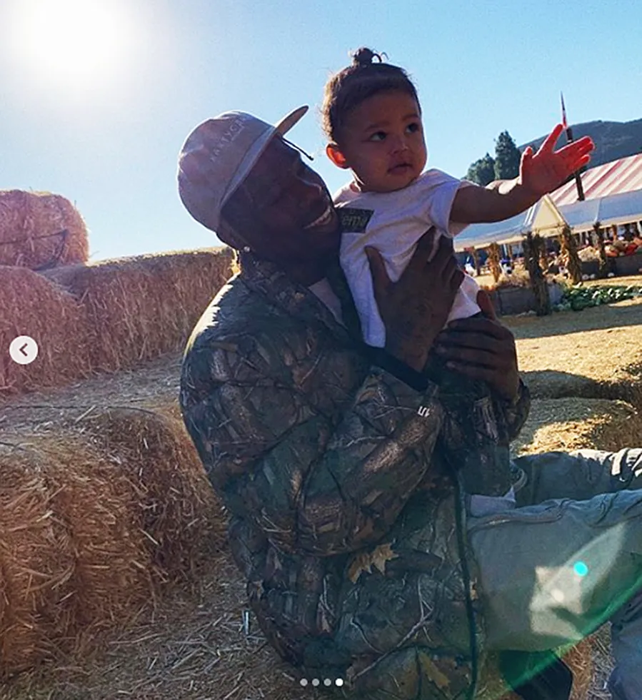 Kylie Jenner Travis Scott Stormi Pumpkin Patch