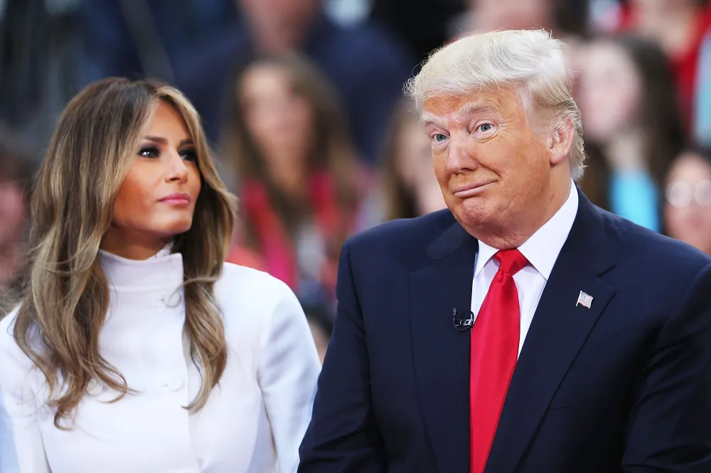 Melania Trump and Donald Trump