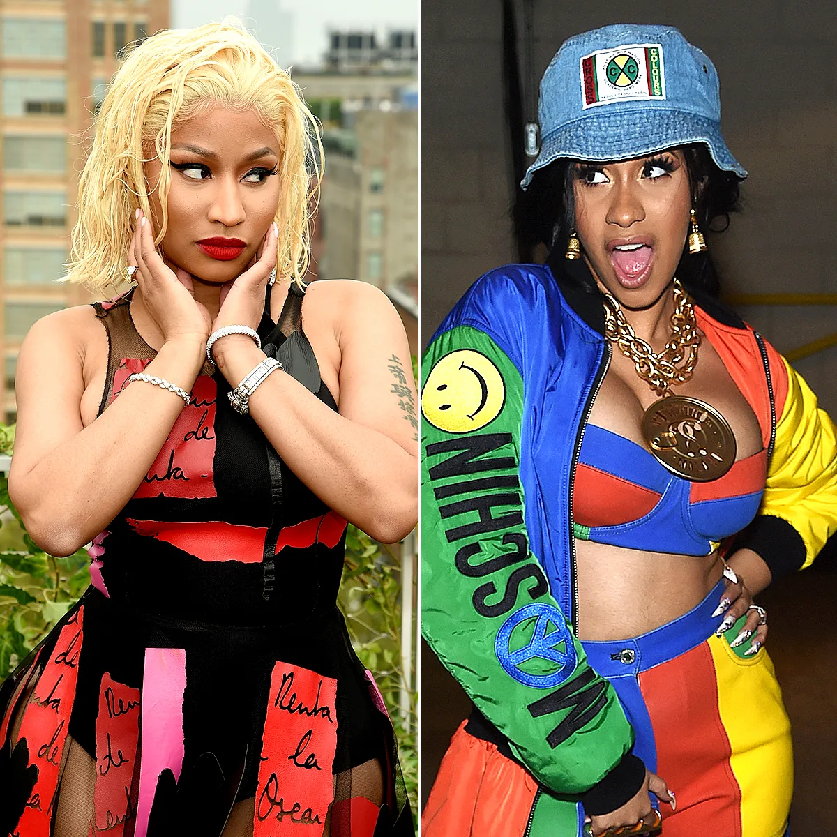 Nicki Minaj and Cardi B fight