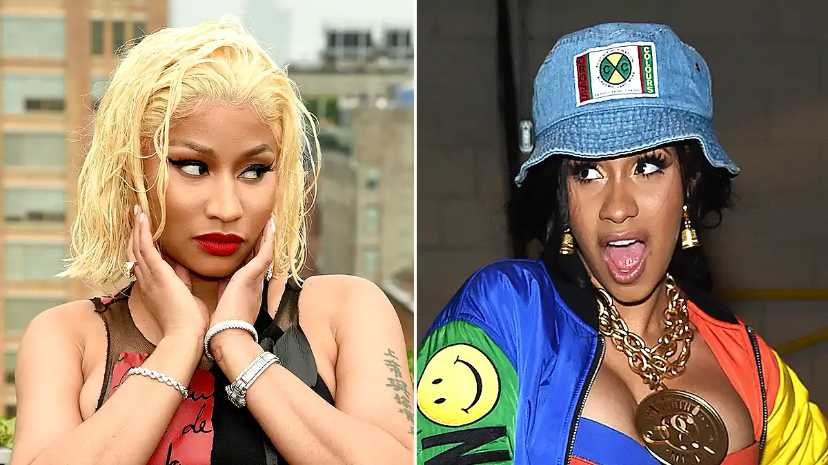 Nicki Minaj and Cardi B fight