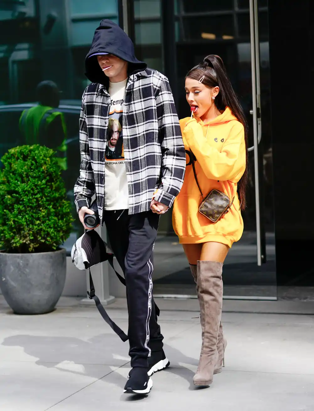 Pete Davidson and Ariana Grand