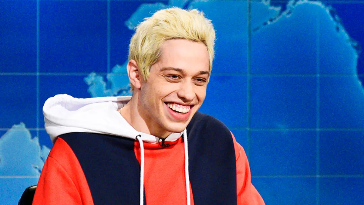 Pete Davidson, Colin Jost during "Weekend Update."