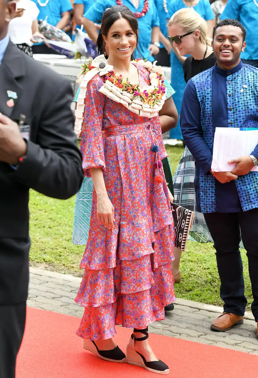 Pregnant Duchess Meghan Prince Harry Fiji