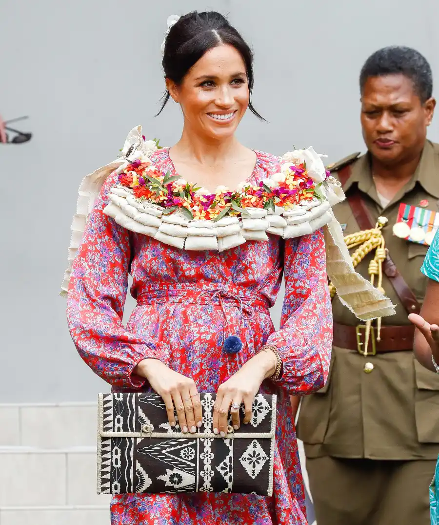 Pregnant Duchess Meghan Prince Harry Fiji