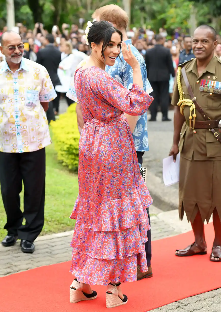 Pregnant Duchess Meghan Prince Harry Fiji