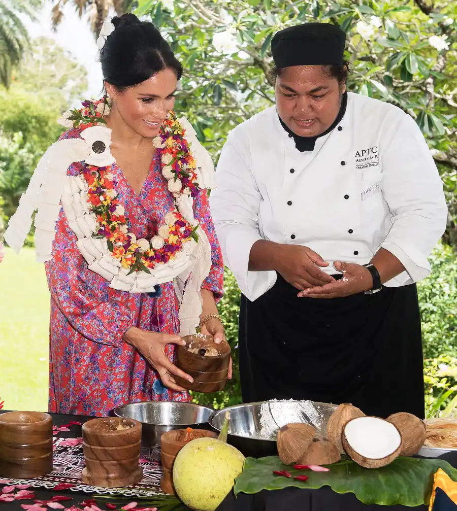 Pregnant Duchess Meghan Prince Harry Fiji