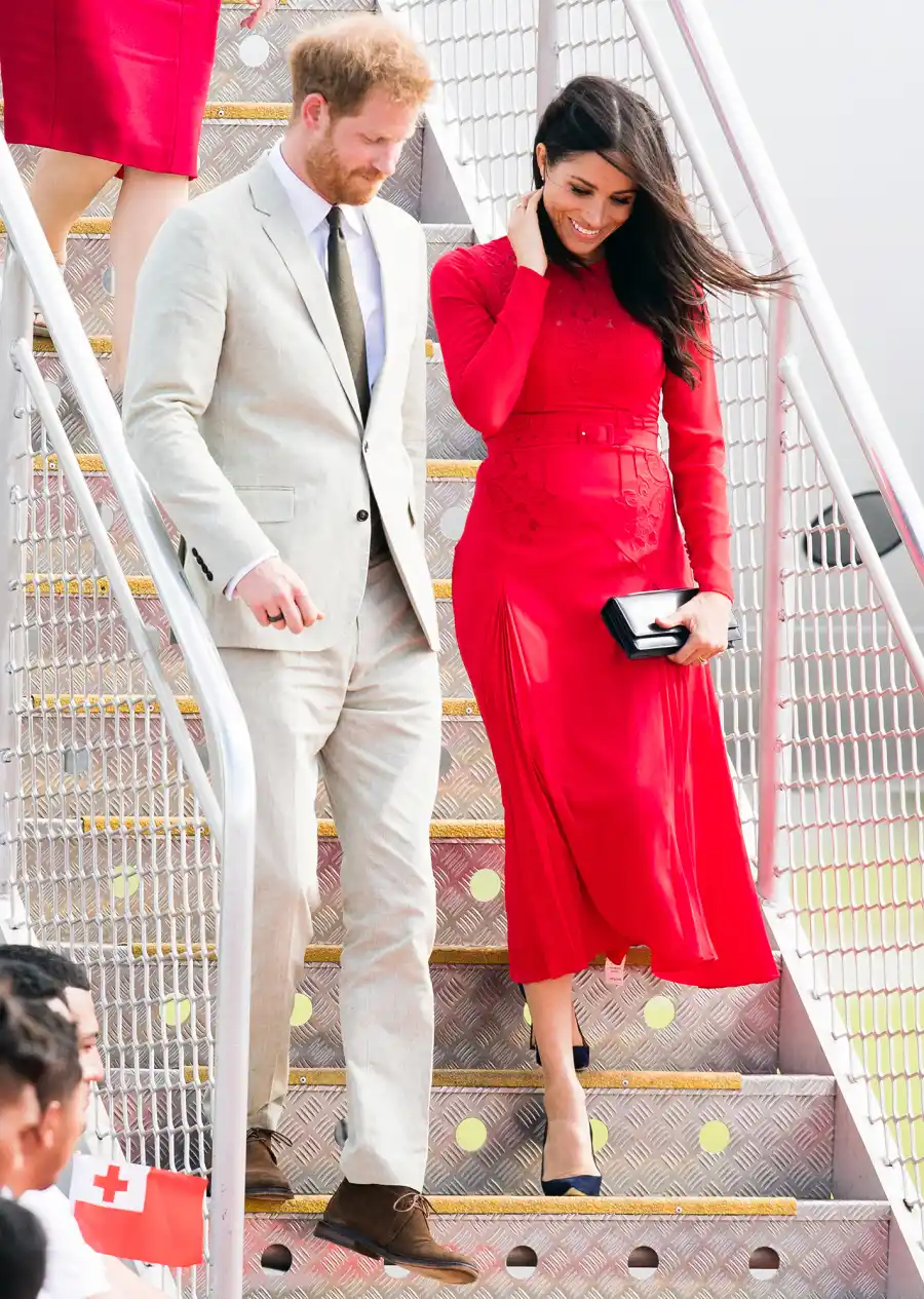 Pregnant Duchess Meghan Prince Harry Tonga