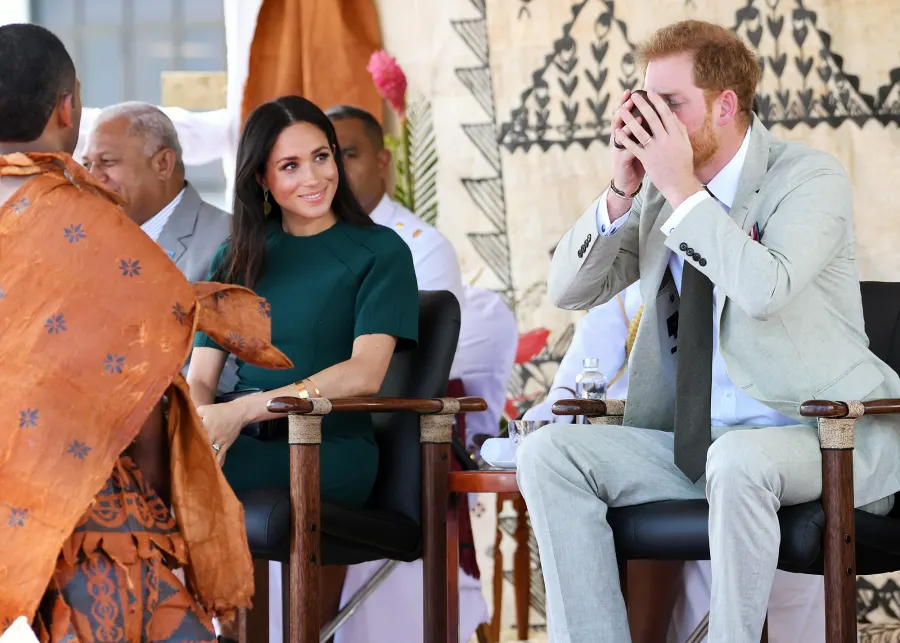 Pregnant Duchess Meghan Prince Harry Fiji