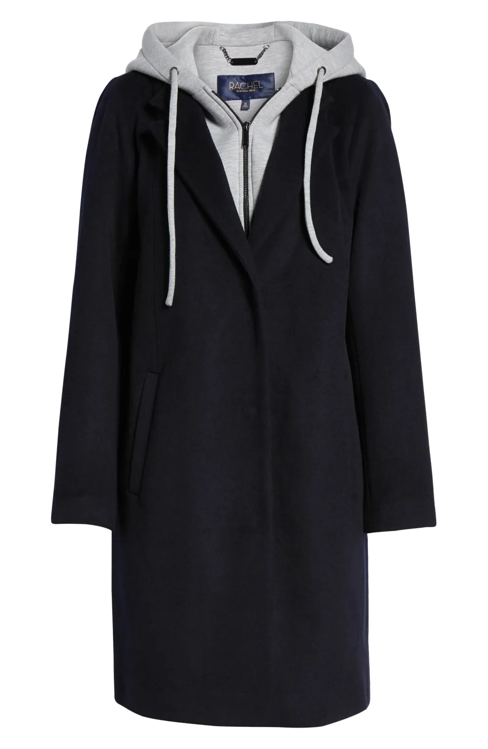 rachel roy hoodie trench coat