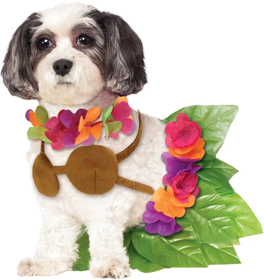 rubie's hula girl pet costume