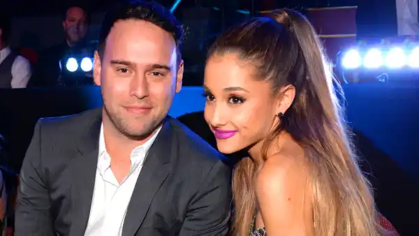 Scooter Braun and Ariana Grande