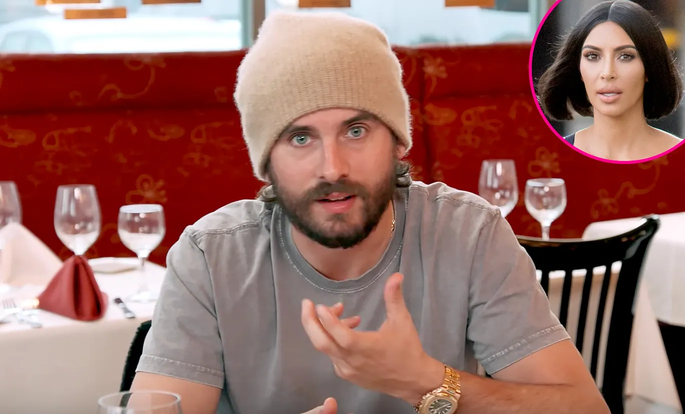 scott-disick-doesn't-like-looking-at-kim-kardashian