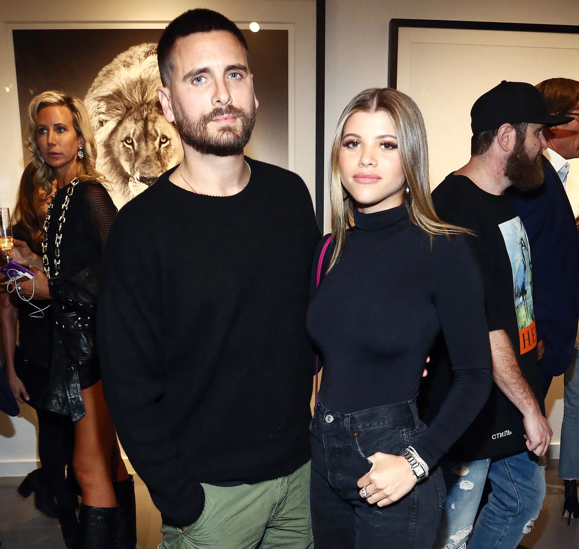 Scott Disick Sofia Richie PDA