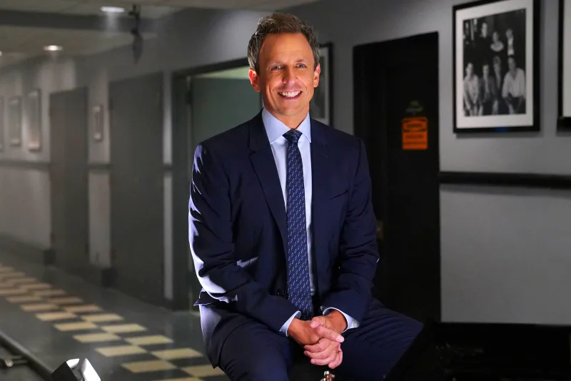 Host Seth Meyers in Studio 8H