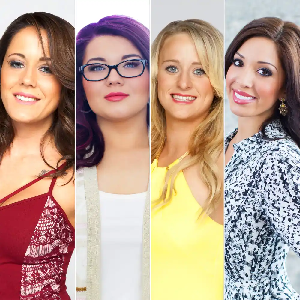 Teen Moms Jenelle, Amber, Leah, and Farrah