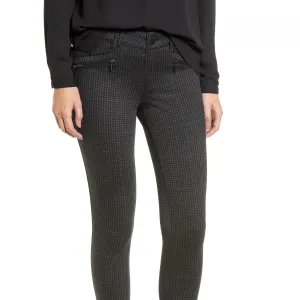 wit & wisdom skinny ponte pants houndstooth print