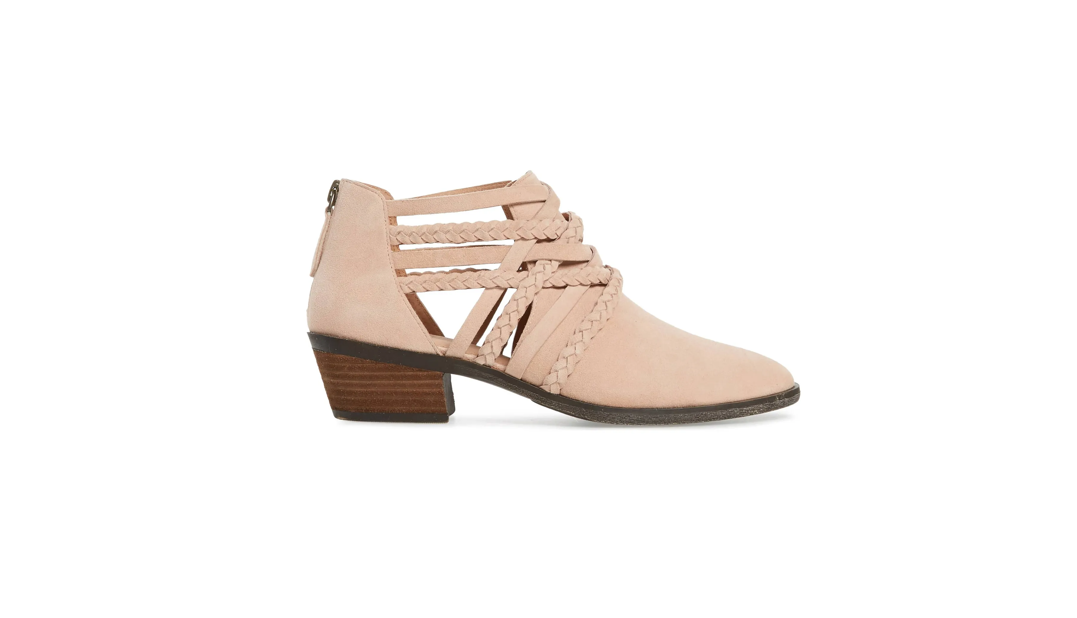 caslon liam braided booties