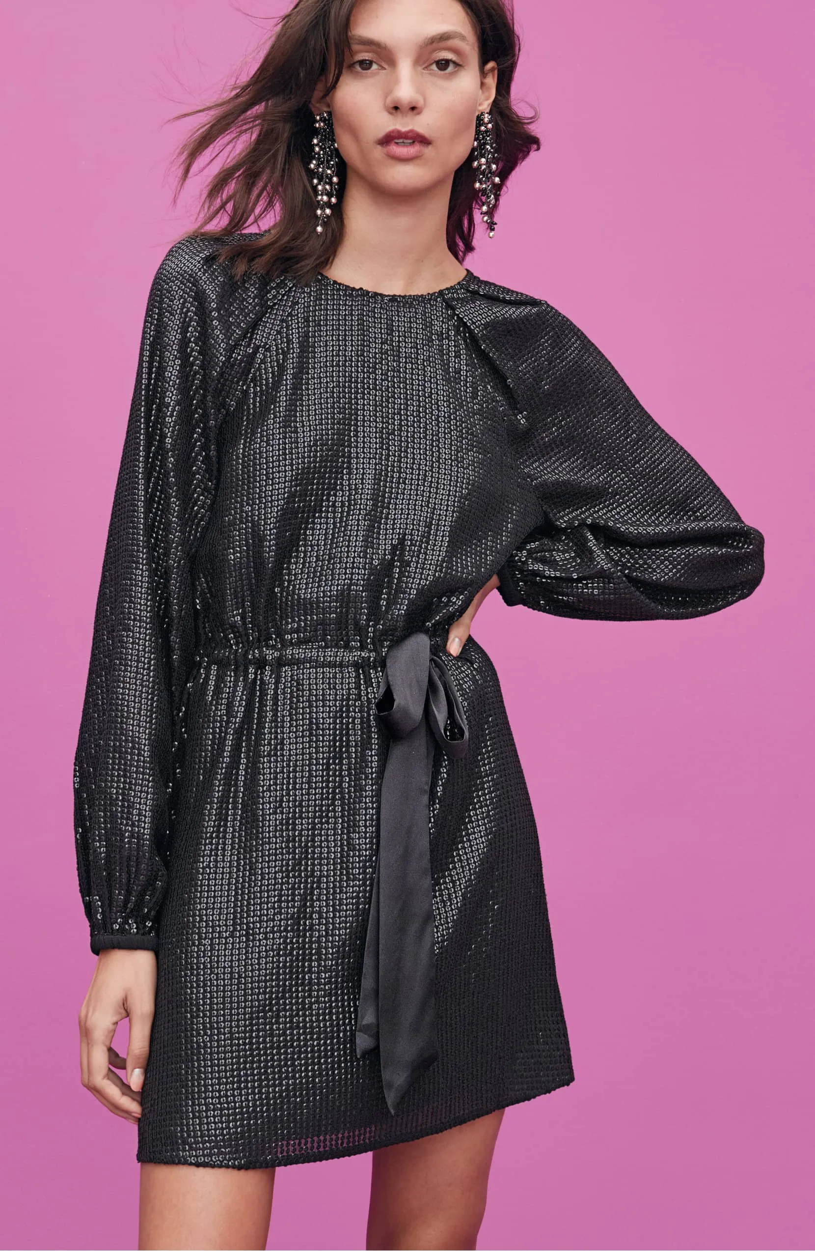 Something Navy Raglan minidress