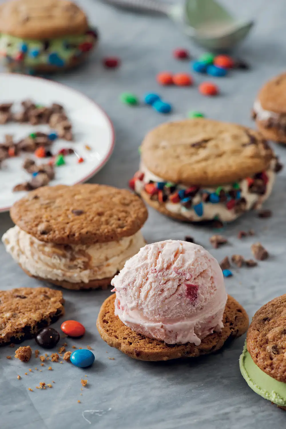 Adam Richman&rsquo;s Broken-Candy Ice Cream Sandwich Puts Leftover Halloween Candy to Good Use