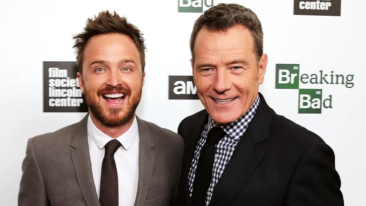 Aaron Paul and Bryan Cranston