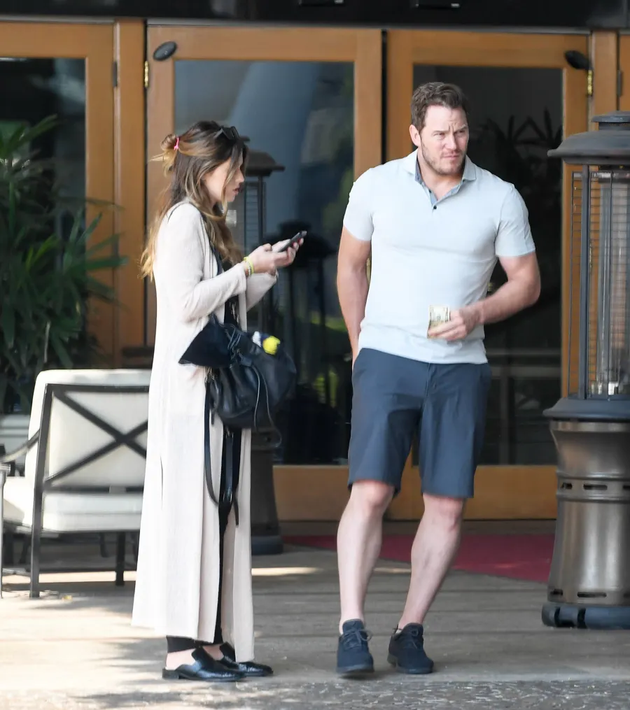 Chris Pratt Katherine Schwarzenegger Arnold Schwarzenegger Heather Milligan