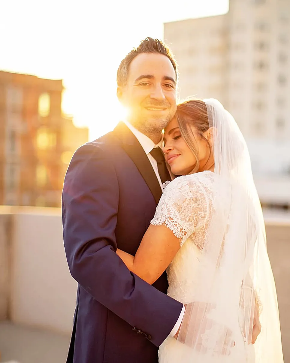 Jensen Karp Danielle Fishel Wedding Photo