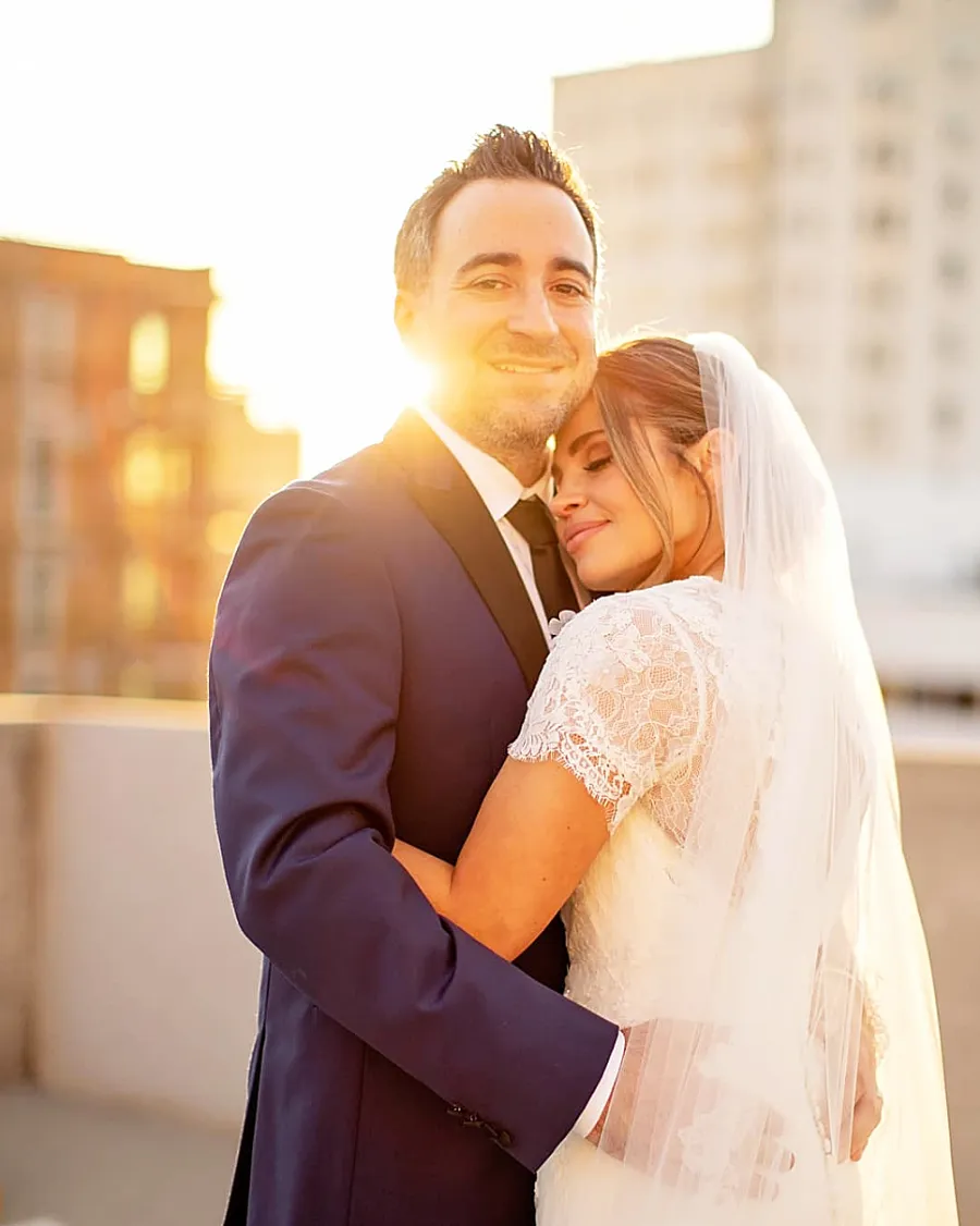 Jensen Karp Danielle Fishel Wedding Photo