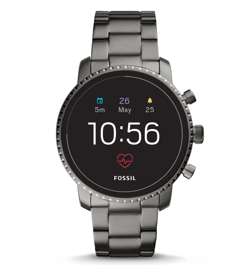 GEN 4 Smartwatch - Explorist HR Smoke Stainless Steel