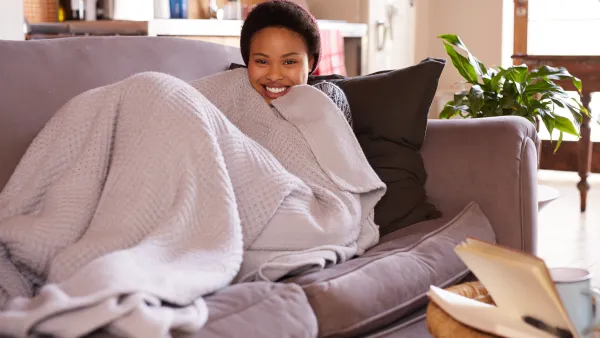 Happiness is a day on the couch